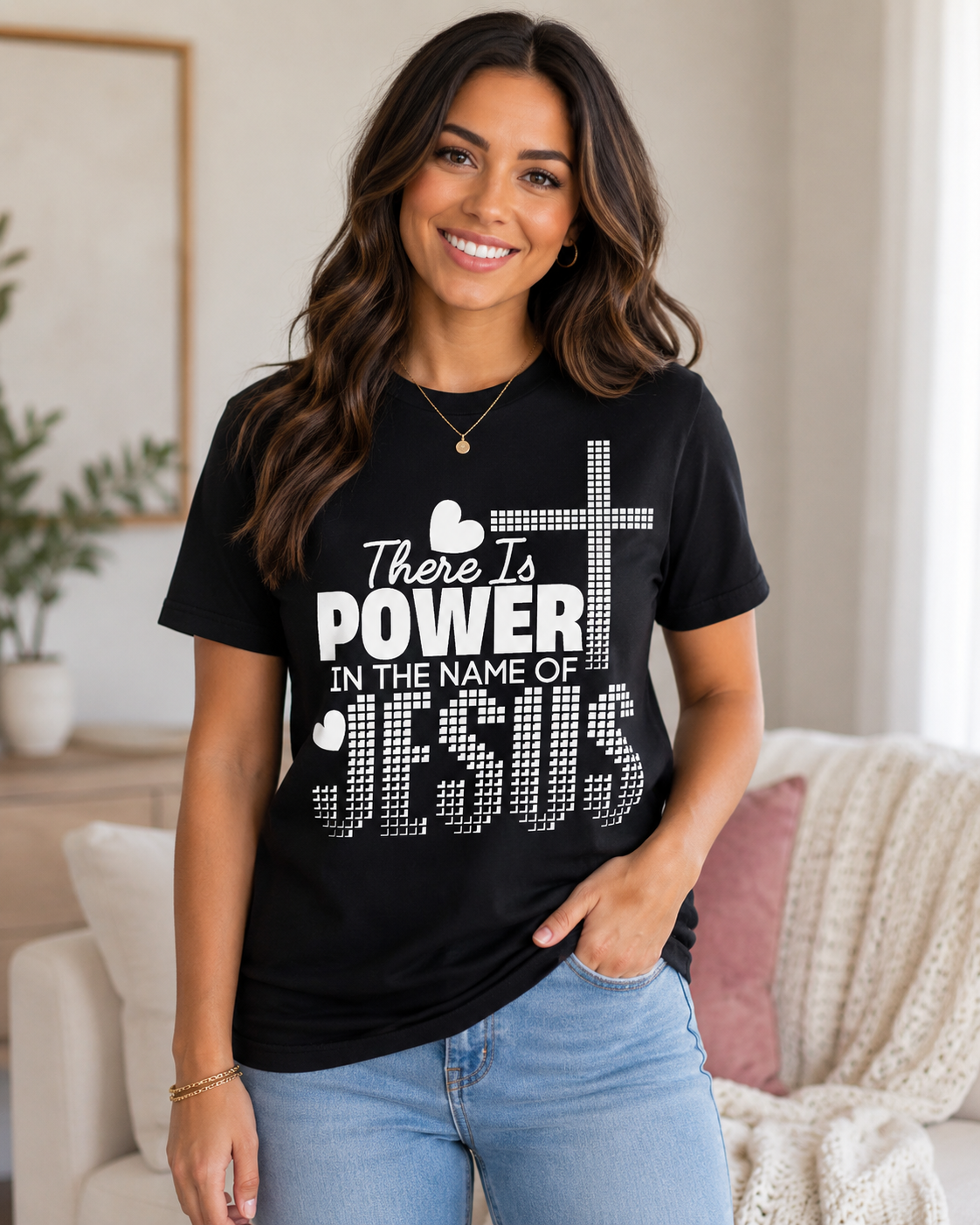 There Is Power in the Name of Jesus™ Christian T-Shirt