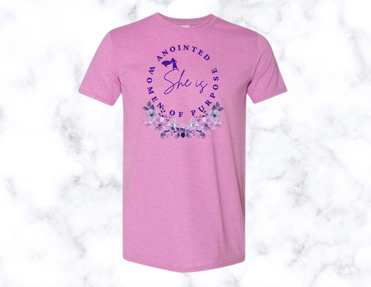 ANOINTED WOMAN OF PURPOSE TSHIRT