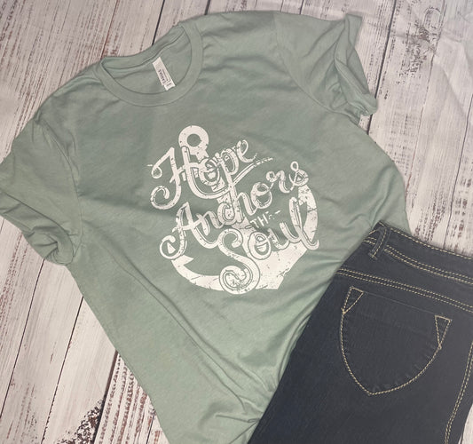 HOPE ANCHORS THE SOUL TEE