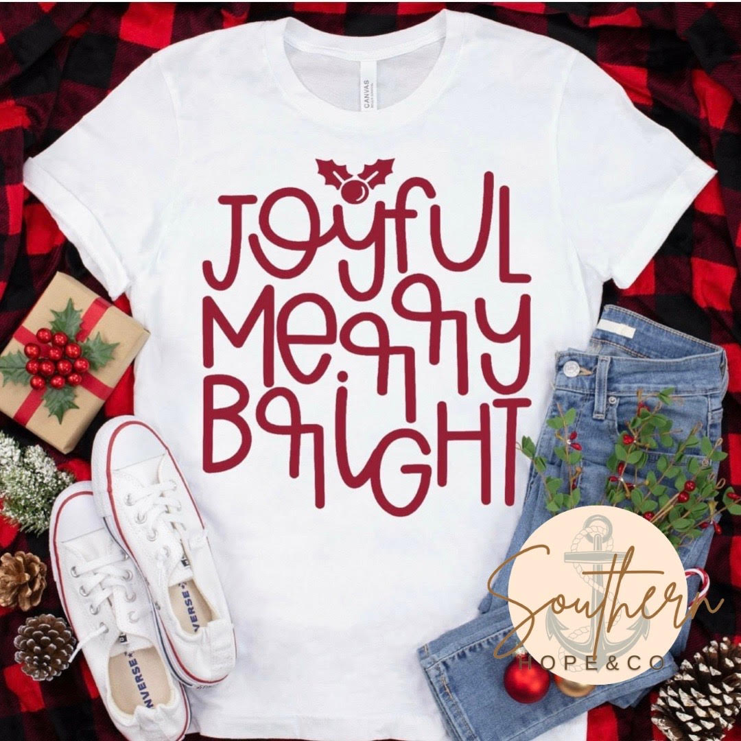 JOYFUL MERRY AND BRIGHT