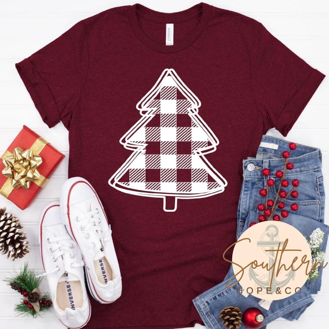 PLAID CHRISTMAS TREE