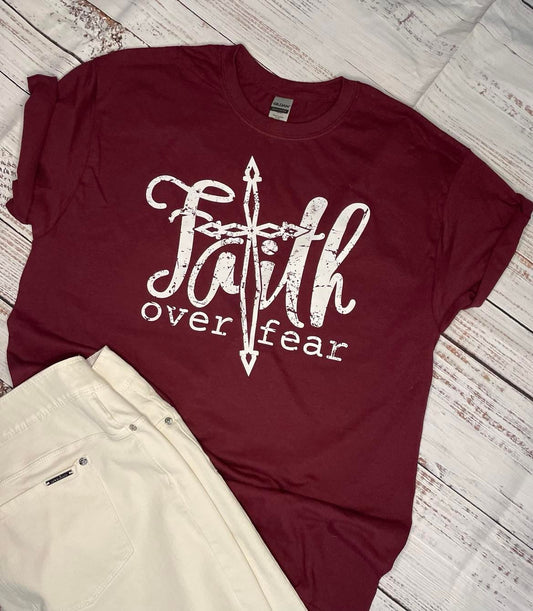 FAITH OVER FEAR TEE