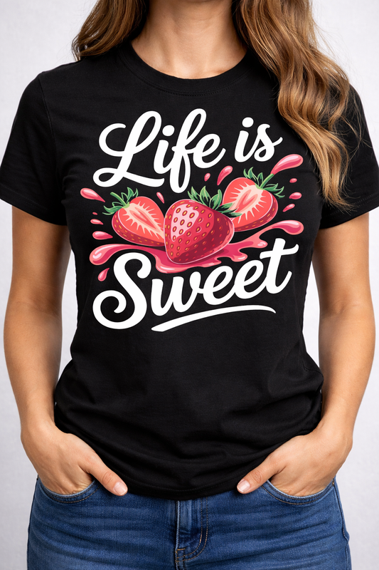 Life Is Sweet Strawberry T-Shirt