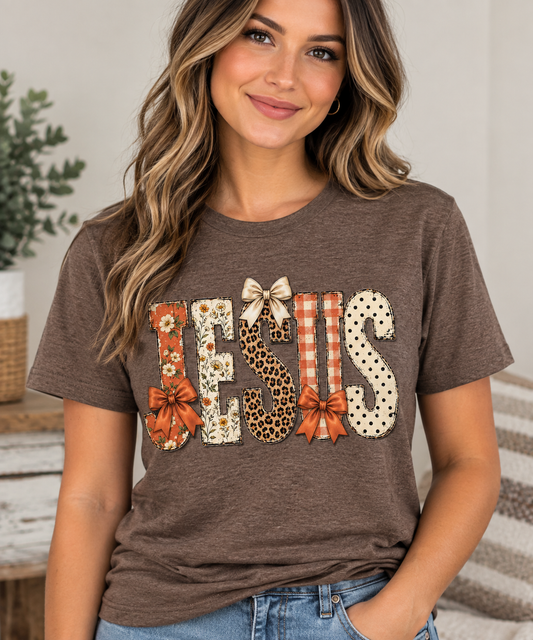 JESUS Fall-Inspired Graphic Tee