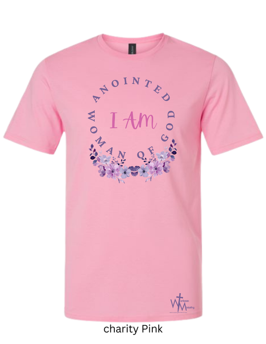 Woman of God Pink T shirt (Workman Ministry)